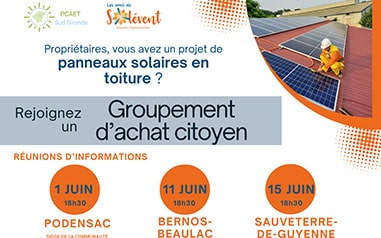 Le Groupement d’Achat citoyen de panneaux solaires avec Solévent revient !