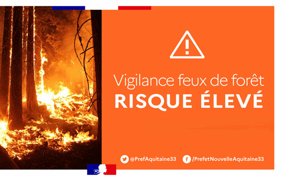 Vigilance orange feux de fôrets