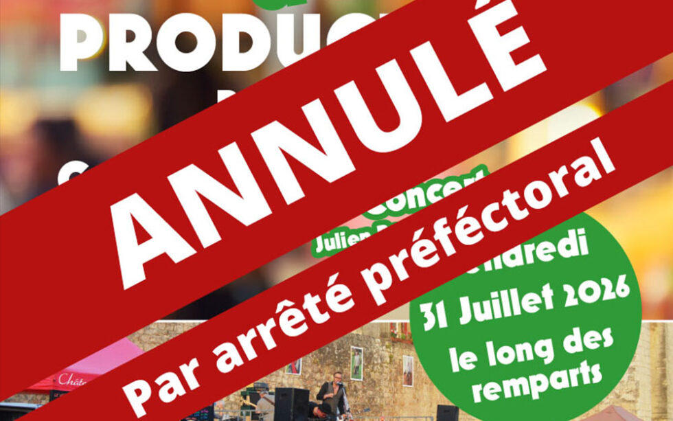 Annulé – Marché des producteurs 2026