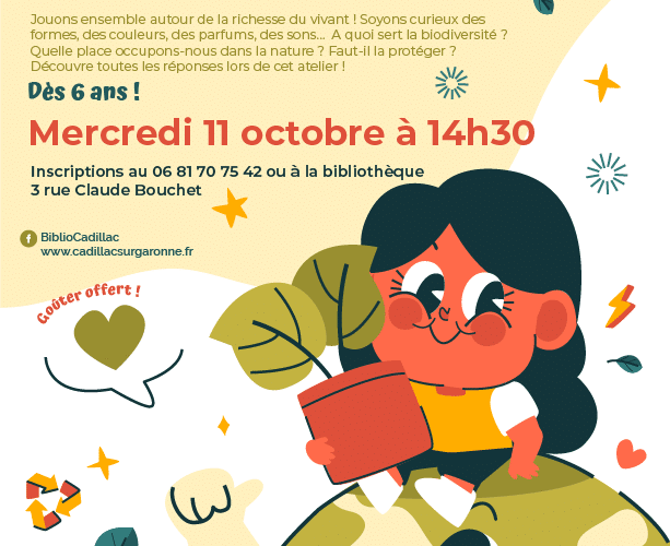 Affiche atelier enfants