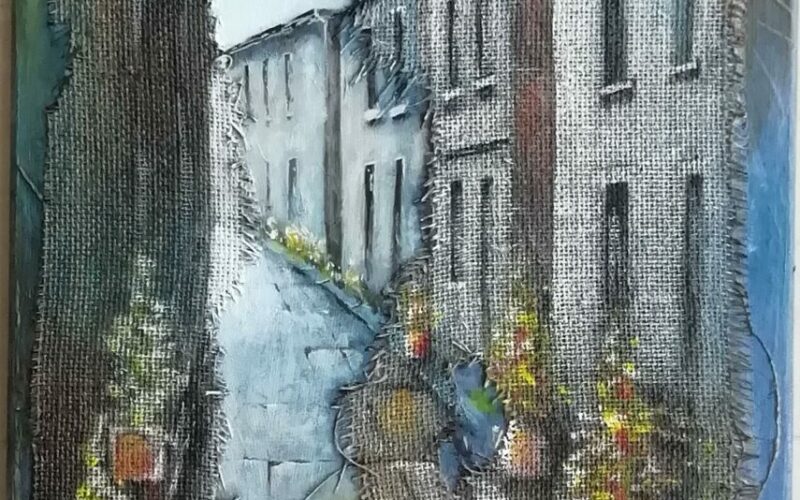 Rue Mazarine Cadillac- Acrylique 1